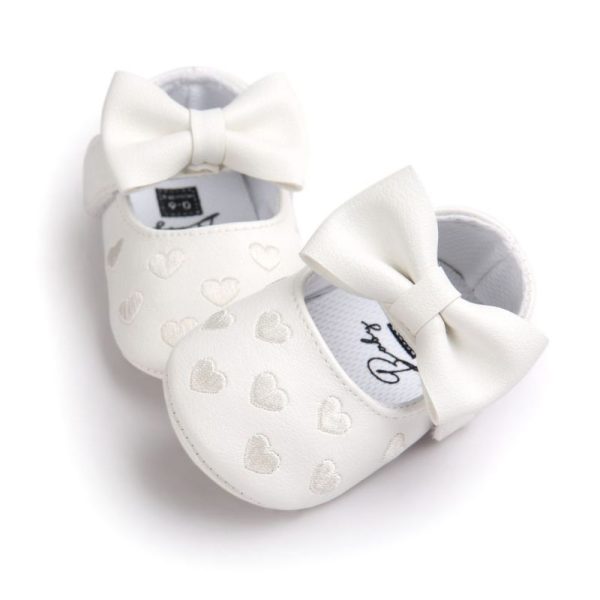 Baby Girl's Hearts Patterned Summer Shoes - Image 6